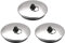 sourcing map Tapón de drenaje de goma para fregadero de 57 mm con anillo para bañera, cocina, baño, 3 unidades