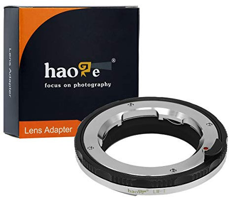 Haoge Makro Focus Lens Mount Adapter for Leica M LM, Zeiss ZM, Voigtlander VM Lens to Leica L Mount Camera such as T, Type 701, Typ701, TL, TL2, CL (2017), SL, Typ601, Panasonic S1 / S1R / S1H Copper