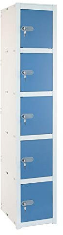 Taquilla Metálica 5 Puertas 1 Módulo Med: 1800 x 330 x 520 mm. Desmontado