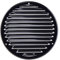 Steinberg14 Grille d'Aération Ronde 200mm - Noir avec Maille de Protection - Grilles de Ventilation - Registre d'évacuation d'air