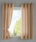 Gardinenbox 2er Set Vorhänge Schal Ösen »Berlin« HxB 145x140 cm Sand Blickdicht Microsatin Lichtdurchlässig Uni Matt, 20405N2