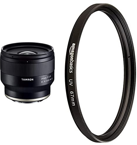 Tamron F051 24mm F/2.8 Di III OSD M 0.0430555555555556 - Objektiv für Sony E-Mount & Amazon Basics UV-Sperrfilter - 67mm