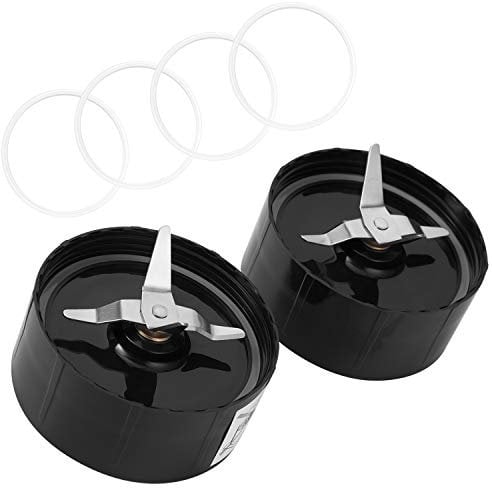 URSUMER Piezas de repuesto para Magic Bullet – 250W Magic Bullet Blade 2 unidades con 4 juntas de goma, accesorios Magic Bullet de repuesto para el modelo MB1001