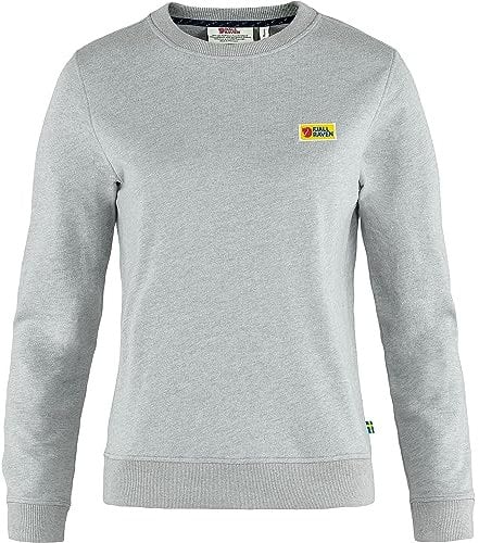 Fjällräven Damen Vardag Sweatshirt, Grey/Melange, L