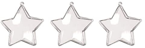Artibetter 5st Urlaub Weihnachtsbaumschmuck Weihnachtsstern Dekorationen Ornamente Weihnachtskugel-Ornamente Christbaumschmuck Befüllbarer Koffer Süßigkeiten-Boxen P.s Christbaumkugel