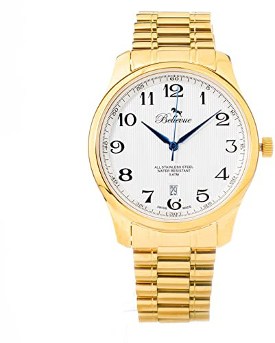 Bellevue Herren Analog-Digital Automatic Uhr mit Armband S0367650