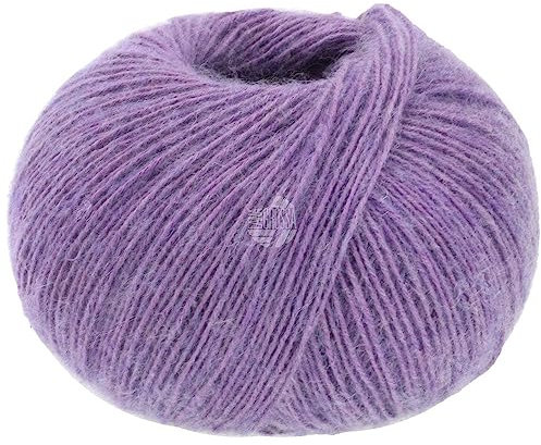 LANA GROSSA Ecopuno | Edle Netzgarnstruktur aus Baumwolle gefüllt mit Merino/Alpaka | Handstrickgarn aus 17% Schurwolle & 11% Alpaka Wolle | 50g Wolle zum Stricken & Häkeln | 215m Garn FB 84