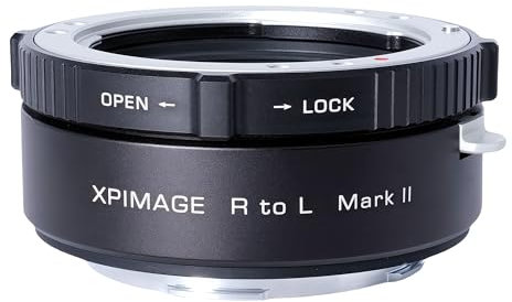 XPIMAGE Objektivadapterring für Leica R-Objektive an Leica- oder Panasonic-L-Mount-Kamera