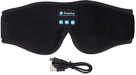 Schlafkopfhörer, Bluetooth-Schlafmaske, 3D-kabellose Augenmaske, Musik-Schlafkopfhörer Mit Stereo-Lautsprechern, Mikrofon, Freisprecheinrichtung Für Reisen, Coole Geschenke