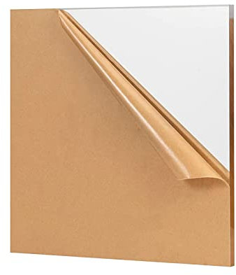 COYOUCO Acrylplatte (1 mm), Dick, Glas-Alternative, Für DIY-Display-Projekte, Fotorahmen, Kunsthandwerk, Malerei,100x200x1mm 10pcs