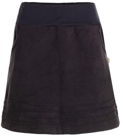 Vishes - Alternative Bekleidung - Thermorock Warmer Damen Winterrock kurz Minirock aus ECO-Fleece