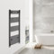 SKY BATHROOM 1600x400mm(HxW) Matte Black Straight Central Heating Towel Rail Heating Towel Radiator