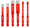 ColumPRO Porcelain Tile Drill Bits Set, 6/8/10/12mm Dry Diamond Drill Bit and 6mm Hex Shank Drill Bit for Granite, Ceramic, Marble Stone