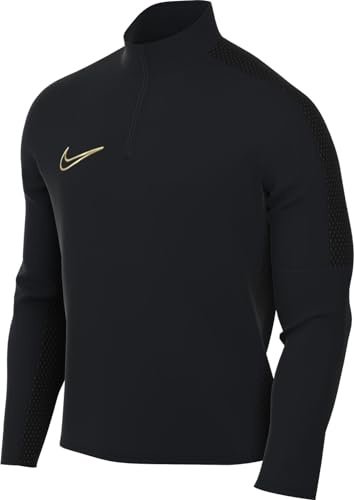 Nike Herren Top M Nk Df Acd23 Dril Top Br, Black/Black/Metallic Gold, DX4294-017, S