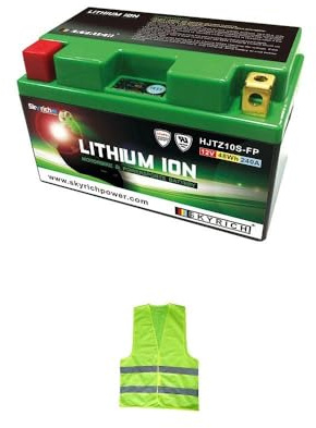 Compatible avec Yamaha YFM Raptor 350 année 2004 al 2009 Batterie AU Lithium SKYRICH HJTZ10S-FP FOURNIE CHARGÉE ET PRÊTE À l'emploi Batteries 12V 48WH 240A 150X87X93