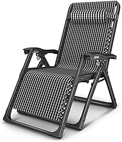 Klappstuhl Liegestuhl Sonnenliege faltbar mit Liegefunktion, Gartenliege Stuhl Liege Hochlehner Ergonomischer Relaxsessel