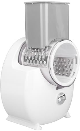 Stainless Steel Electric Grater, Efficient Salad Machine, Easy Control, Battery Operated for Fruits, Cheeses, Restaurant