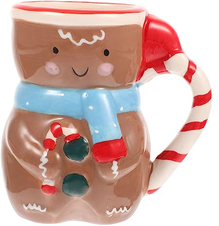 SHOWERORO Schneemann-müslibecher Keramik-weihnachtssuppentasse Frühstückstasse Weihnachtsgeschenkbecher Weihnachtsdeko Tassen