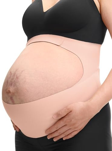 momcozy Ceinture de Grossesse, Ceinture Grossesse Femme Enceinte Ergonomique CozySupport, Ceintures de Grossesse Invisible pour le Dos, l'Abdomen et la Taille