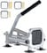 NETONDA Coupe-Frites Professionnel Coupe Frites Manuel avec Lames de 6,5 mm, 9 mm et 13 mm Coupe Pomme de Terre à Ventouse Decoupe Frite pour Couper Facilement Les Terre, Concombres, Carottes, Pommes