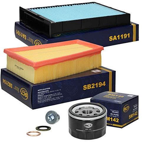 Inspektionspaket Wartungspaket Filterset 1 x Ölfilter 1 x Luftfilter 1 x Innenraumfilter 1 x Ölablassschraube mit Dichtring