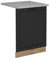 Vicco Panel Frontal del lavavajillas R-Line, Antracita casa de Campo, 60 cm, ET Mármol