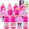 SANRIO Botellas de agua reutilizables de 11.5 onzas para niños, paquete de 12 piezas con botella de 11.5 onzas con tapa superior con calcomanías de Hello Kitty, Kuromi, My Melody Plus para niñas |