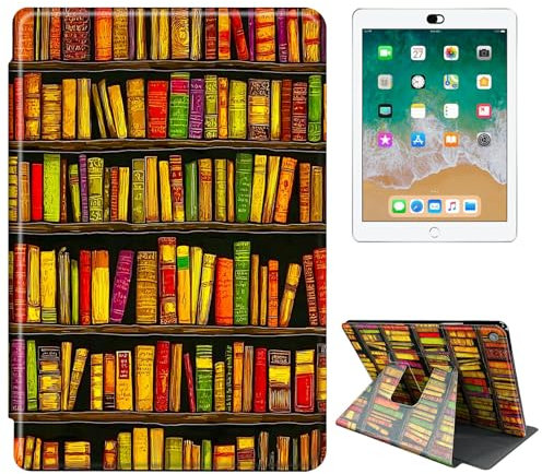 RWUTYTIUL para Amazon Fire HD 8 & 8 Plus (12ª/10ª generación, 2024/2022/2020) Funda protectora para tablet de 8 pulgadas, giratoria de 360 grados, a prueba de golpes, para mujeres y hombres