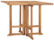 AJJHUUKI Outdoor Outdoor Tisch klappbar Garten Esstisch 90x90x75cm massiv Teakholz