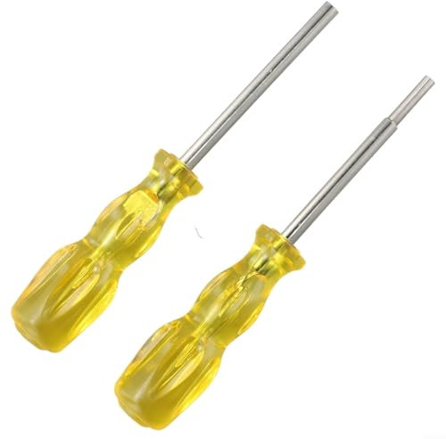Herramienta de reparación de destornilladores Gamebit, 3 8 mm y 4 5 mm, acero tratado térmicamente (2 piezas/juego)