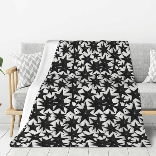 Stern-Druck, passend für alle Arten von Benutzern, große Decke, Weichheit, warm, dick, Decken, Bett, Couch, Camping