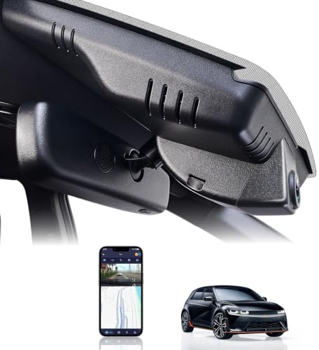 FUVYMYT 4K Dashcam für Hyundai IONIQ 5 2025 (7-Vent) & 2024 IONIQ 5N, OEM-Stil, UHD 2160P Bild, integriertes WLAN & App, Loop-Aufnahme, G-Sensor, Plug & Play, 64GB Karte