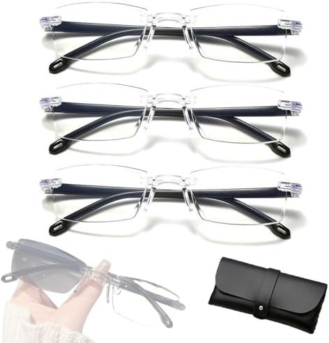 Zoefun Brille Die Sich Automatisch der Sehstärke Anpasst, Autofokus-Blaufilter-Gleitsichtbrille Mit Hd-Optik, Intelligente Brille Die Sich Anpasst (3pc)