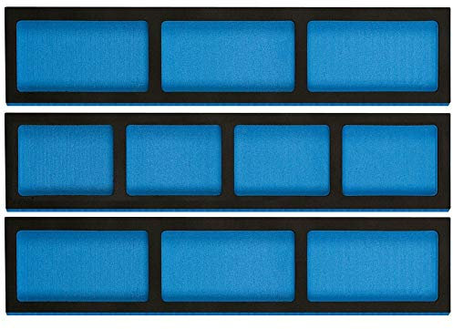 Draper 75048 Full Drawer Eva Insert Infill Tray 3 Piece Set,Blue