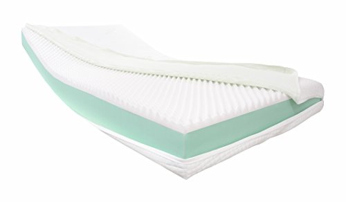 Dibapur® Visco Orthopädische Visco + Kaltschaummatratze (Hohes Raumgewicht) Auswahl x ca.16 cm Kern mit einem glatten Aloe Vera Doppeltuchbezug ca. 16,2 cm - Made in Germany (145x200 H3)