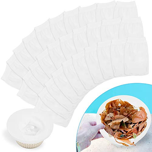 EKKONG Calcetines de Piscina, Skimmer Piscina, Calcetines Protectores de Piscina,Calcetines de Skimmer de Piscina, Protección Proteger tu Filtro, Se Puede Utilizar en La Piscina (30)