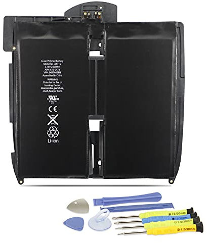 ANTIEE Batería de Repuesto para Tablet A1315 de 24,8 WH Compatible con iPad 1 1st A1315 A1219 A1337 MB292LL/A MB293LL/A MB294LL/A MC349LL/A MC497LL/A 741-0025-A 616-0448 616-0448 616-0448 616-0448 78