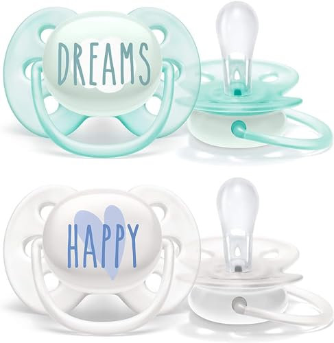 Philips Avent Chupete ultra suave/Doux, 0-6 meses, 4 piezas