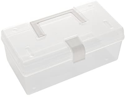 Storage Bag Storage Box Large Capacity Transparent Plastic All-purpose Face Cover Clear Organizer Box for Home