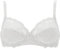 Lepel 2 Pezzi Reggiseno Donna 250 Belseno in Pizzo Senza Ferretto - Coppa B - C, Bianco 7C