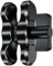 BRCOVAN Lega Alluminio Braccio a Doppia Presa (Braccio corto) Compatible with RAM Mounts Componenti a Sfera da 1 Pollice, Lunghezza Totale 2,48