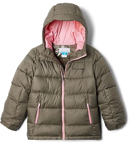 Columbia Unisex Kids Pike Lake II Hooded Puffer Jacket, Stone Green, XL