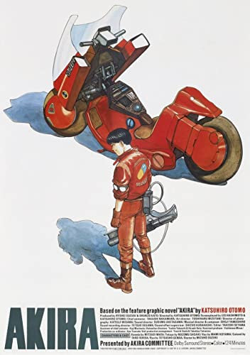 akira 1 Poster A2 - Filmkunstposter in verschiedenen Größen für Wohn- oder Schlafzimmerideen. Randlose Kultfilmbilder, klassische ikonische 70er, 80er, 90er Jahre, Vintage-Retro-Wanddekoration, Bilde