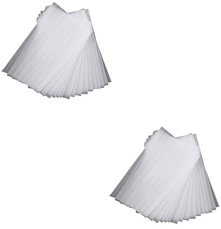 FRCOLOR 100 Blatt Textmarker Aus Perlmuttartiger Baumwolle Haarentwickler Highlight-kit Haarpapierwickel Salon-haarfärbepapier Haarfolien Zum Färben Werkzeug Schaum Weiß Pflege Lieferungen