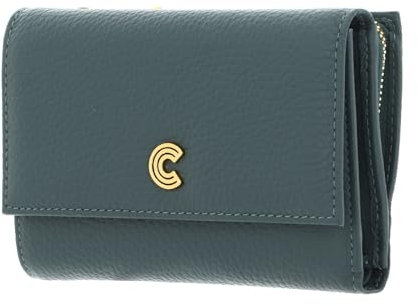 Coccinelle Myrine Wallet Grained Leather Kale Green