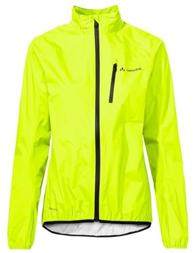 Vaude Regenjacke Women‘s Drop Jacket III, leichte Regenjacke atmungsaktiv & wasserdicht für Damen, ideal als Windbreaker für Outdooraktivitäten, zusammenrollbar