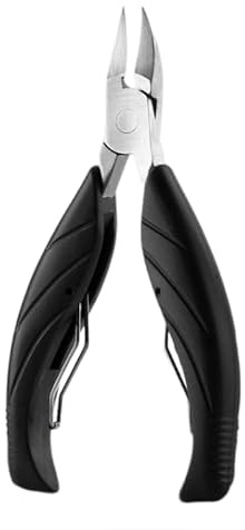 INF Zehennagelknipser Nagelknipser für dicke Nägel/eingewachsene Zehennägel, mit griffigem ABS-Griff, für dicke Nägel, eingewachsene Nägel, Paronychie und Nagelpilz