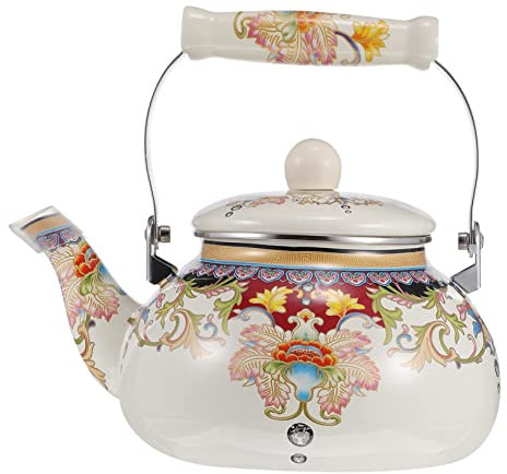 1 tetera de porcelana, teteras, estufa de cerámica, té, cerámica, agua, tetera china, tetera de porcelana japonesa, tetera china, suministros de cocina, acero inoxidable, estufas de gas de oficina