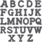 GORGECRAFT 26Pcs Glitter Alphabet Patches Black Rhinestone Iron On Patch A-Z Sew On Patches Bling Letter Applique Alphabet Stickers Embroidered Patches for Hats Shirts Shoes Jeans Bags DIY Crafts