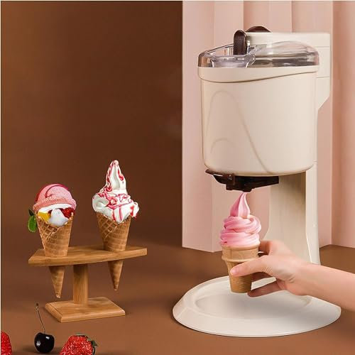Generic Home Soft Serve Ice Cream Machine - DIY Frozen Yogurt Maker, Easy to Use, Perfect for Home